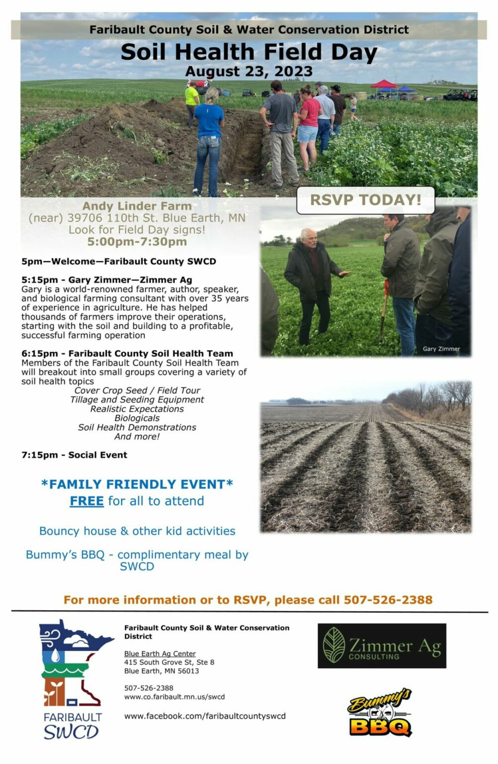 Faribault County SWCD Soil Health Field Day - MN Soil Health Coalition